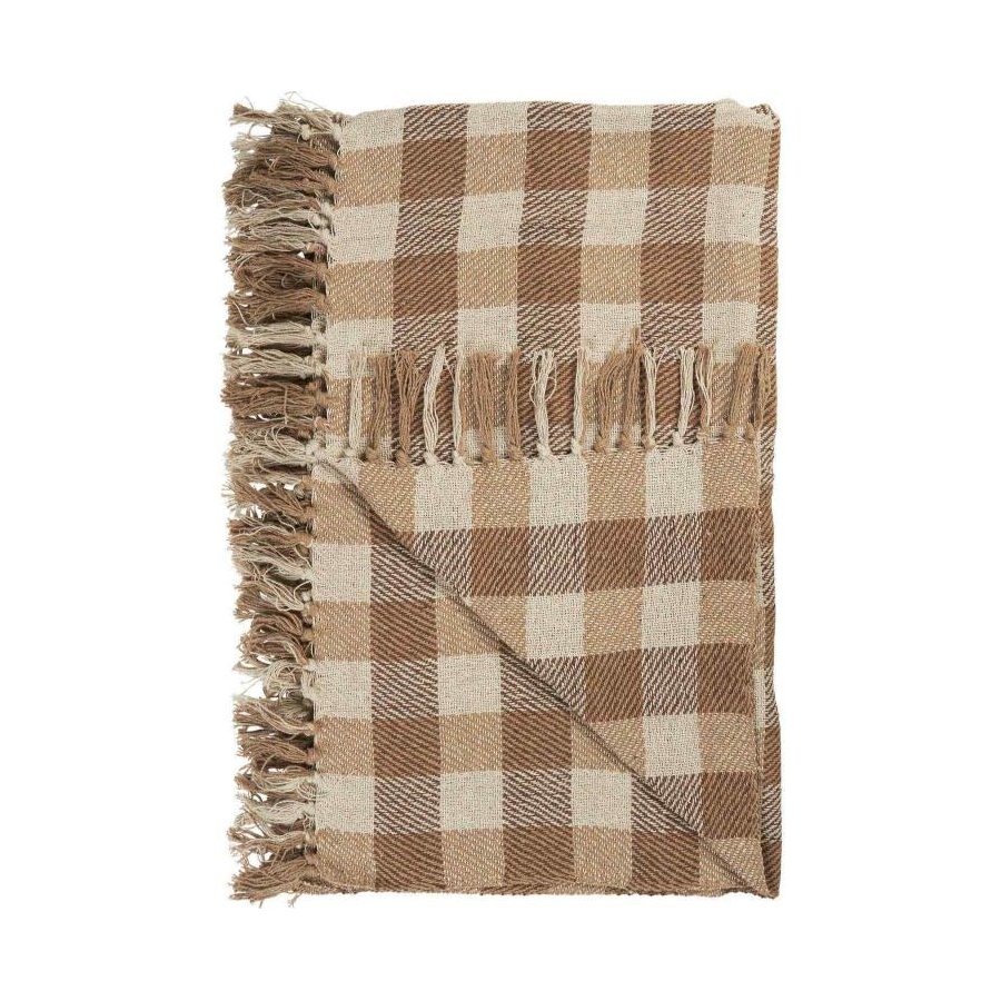 Ib Laursen Plaid 130x160 cm, Natur/Beige/Braun