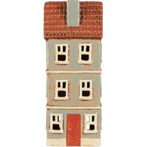 Ib Laursen Lyshus My Home Town H23,2 cm, Rust/Grn