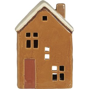 Ib Laursen Lyshus Brighton H13,2 cm, Rust/Creme