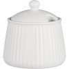 Ib Laursen Mynte Zuckerdose 9,3 cm, Reines Wei