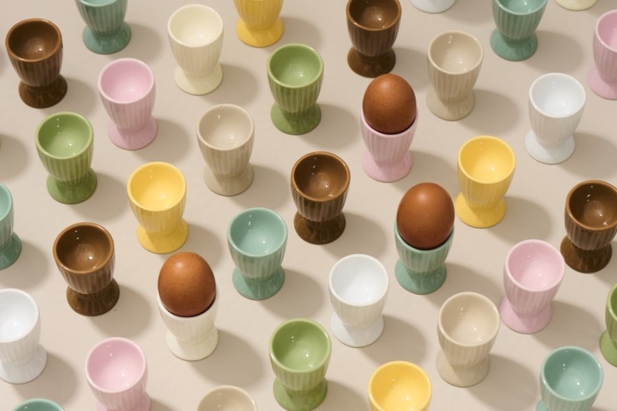 Ib Laursen Mynte Eierbecher H6,9 cm, Latte