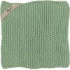 Ib Laursen Mynte Strikket Grydelap 22x22 cm, Wasabi