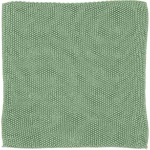 Ib Laursen Mynte Strikket Karklud 25x25 cm, Wasabi