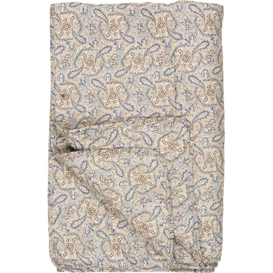 Ib Laursen Vattppe 130x180 cm, Bl/Brun/Sand