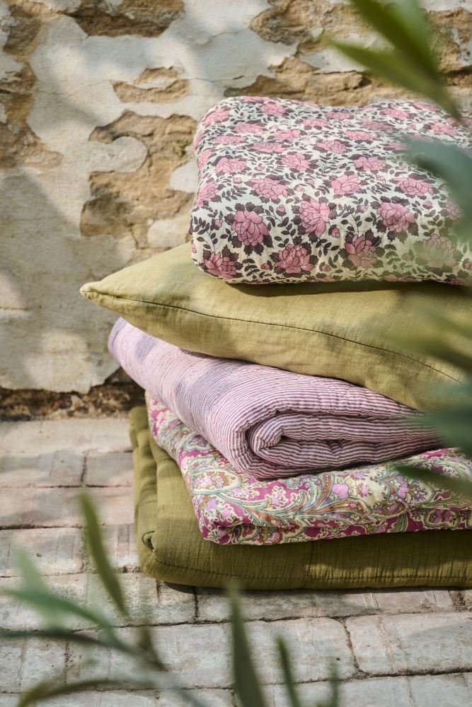 Ib Laursen Vattppe 130x180 cm, Natur/Rosa/Brun