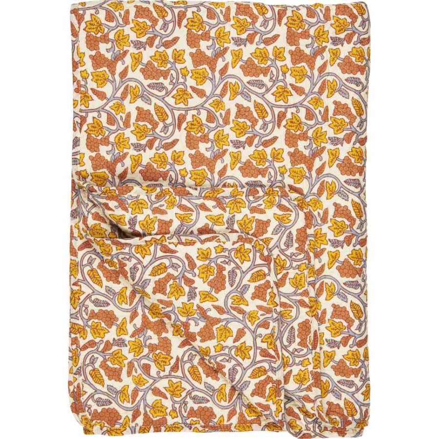 Ib Laursen Vattppe 130x180 cm, Natur/Gr/Gul/Orange