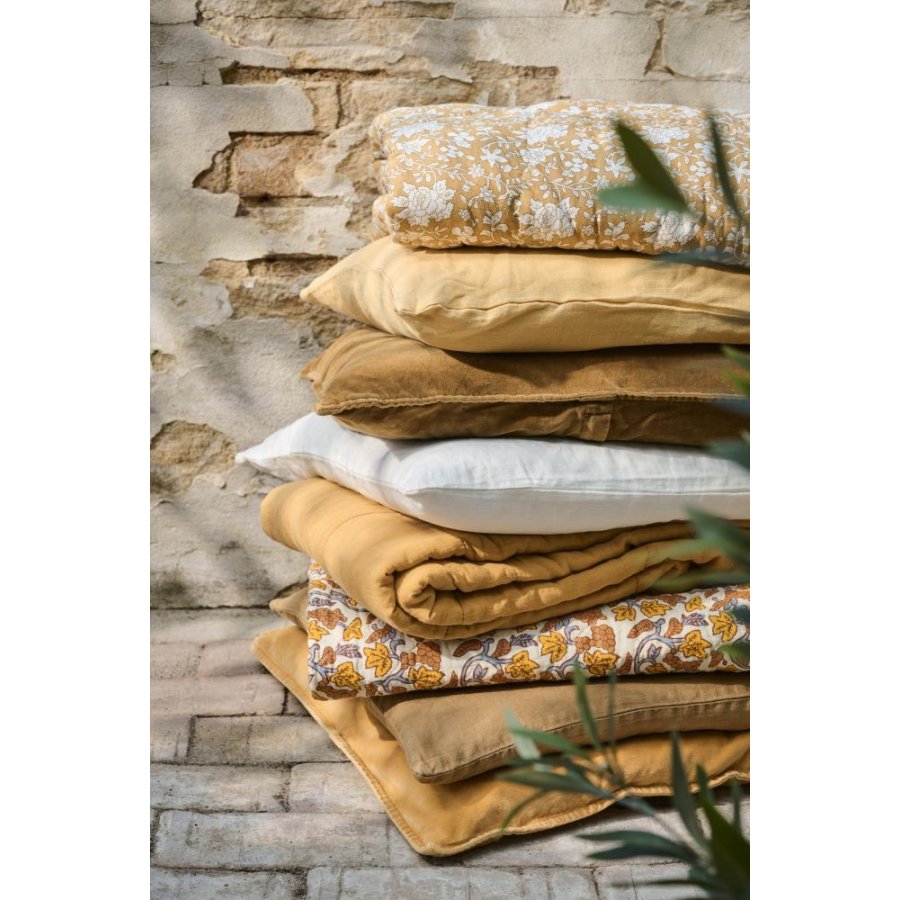 Ib Laursen Vattppe 130x180 cm, Natur/Gr/Gul/Orange