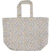 Ib Laursen Quiltet Taske, Bl/Brun/Sand