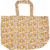 Ib Laursen Quiltet Taske, Natur/Gr/Gul/Orange