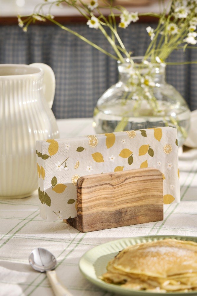 Ib Laursen Servietholder 6x12 cm, Oliventr