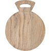 Ib Laursen Serveringstallerken m. Hank 18,8 cm, Akacie