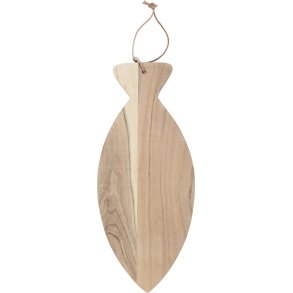 Ib Laursen Serveringsbrt Fisk 47x20 cm, Akacie