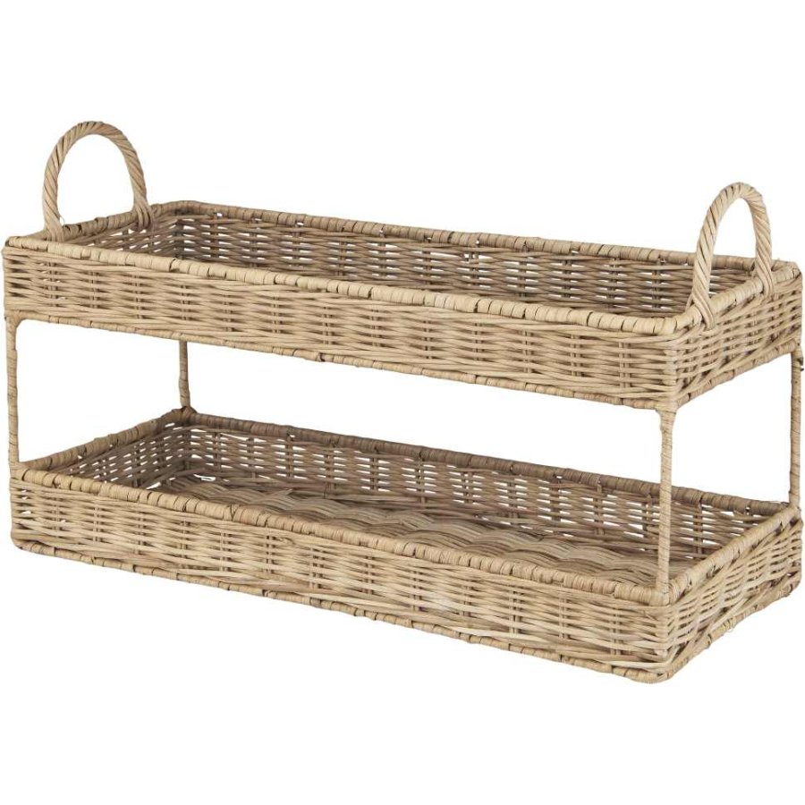 Ib Laursen Bakke i 2 Etager 44 cm, Gr Rattan