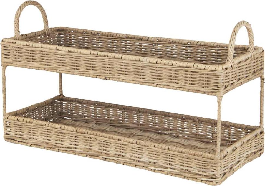 Ib Laursen Bakke i 2 Etager 44 cm, Gr Rattan