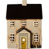Ib Laursen Lyshus Visby H18,5 cm, Natur/Sort