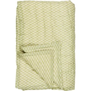 Ib Laursen Caja Steppdecke 130x170 cm, Staubgrn/Wei