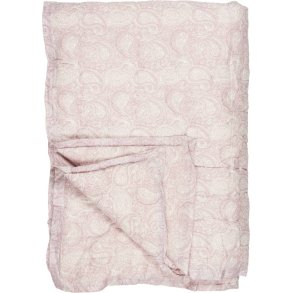 Ib Laursen Aya Steppdecke 130x170 cm, Rosa/Wei