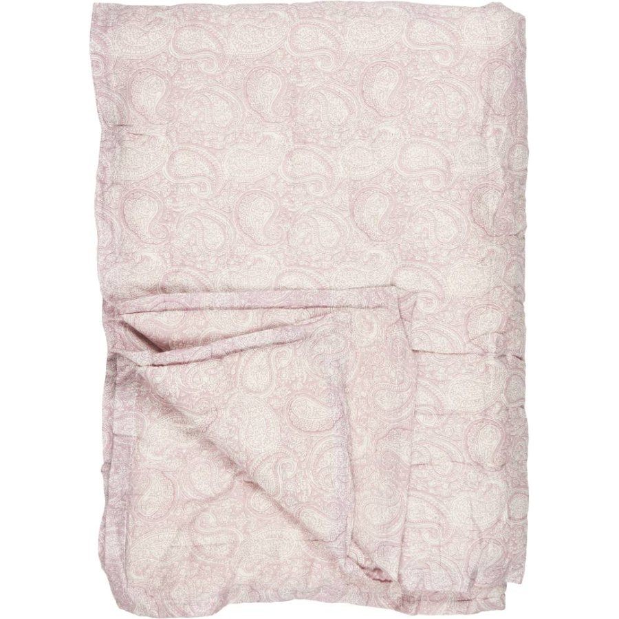 Ib Laursen Aya Steppdecke 130x170 cm, Rosa/Wei