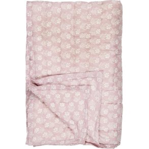 Ib Laursen Cathy Steppdecke 130x170 cm, Rosa/Wei