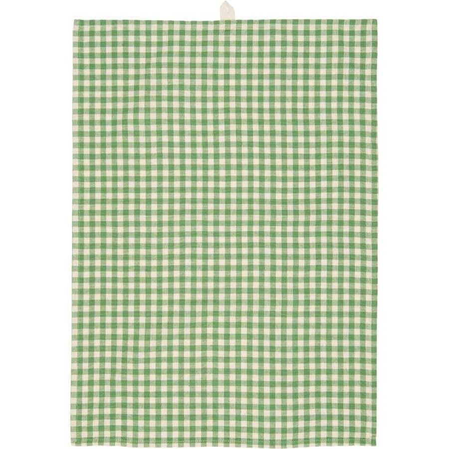 Ib Laursen Anders Viskestykke 50x70 cm, Grn/Natur