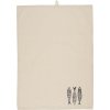 Ib Laursen Marlin Viskestykke 50x70 cm, Natur/Bl