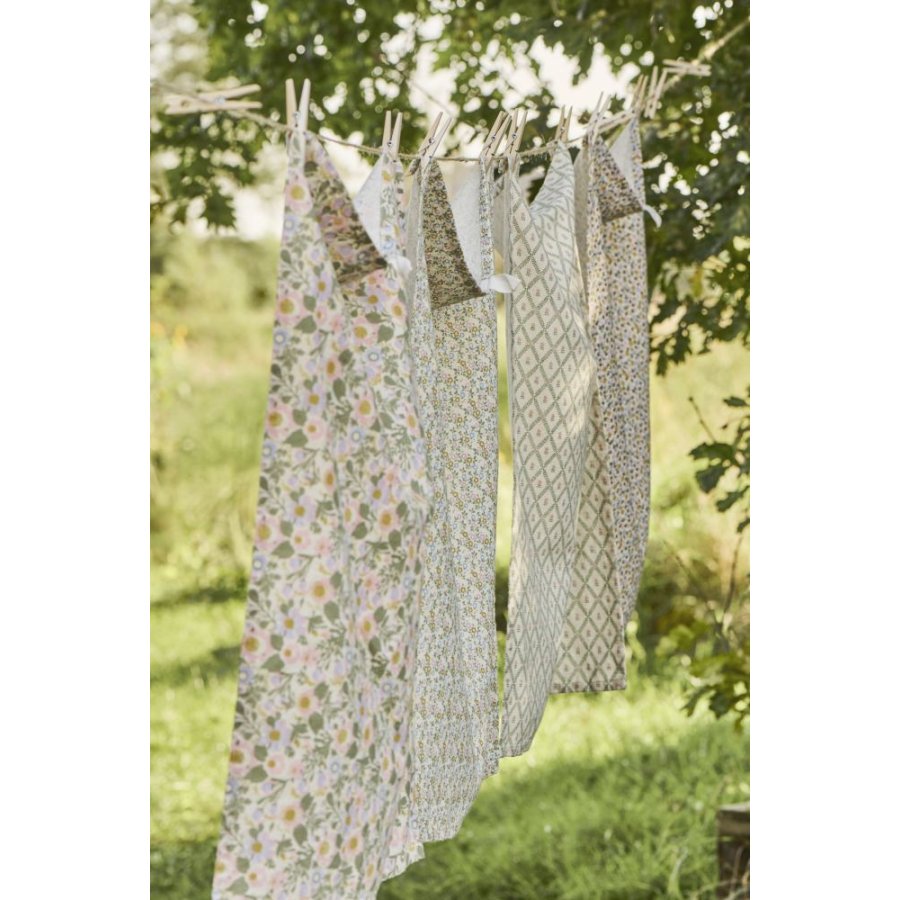Ib Laursen Bella Viskestykke 50x70 cm, Natur/Grn