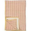 Ib Laursen Vigga Plaid Dobbeltvvet 130x170 cm, Brndt Orange/Neutral