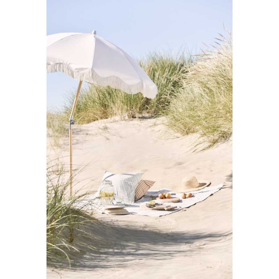 Ib Laursen Viggo Dug 150x150 cm, Lysebl/Natur
