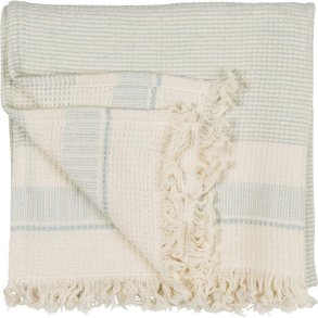 Ib Laursen Marin Hammam Hndklde 50x100 cm, Natur/Lysebl
