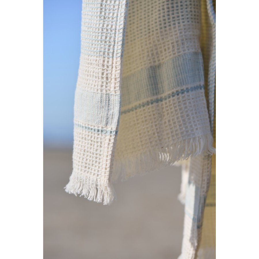 Ib Laursen Marin Hammam Hndklde 50x100 cm, Natur/Lysebl
