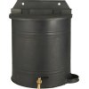 Ib Laursen Wasserbehälter t. Wand mit Wasserhahn und Seifenschale 10,5 L, Mattschwarz