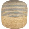 Ib Laursen Puf 40 cm, Jute/Bl