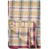 Ib Laursen Vattppe 130x180 cm, Rd/Bl/Beige/Gr