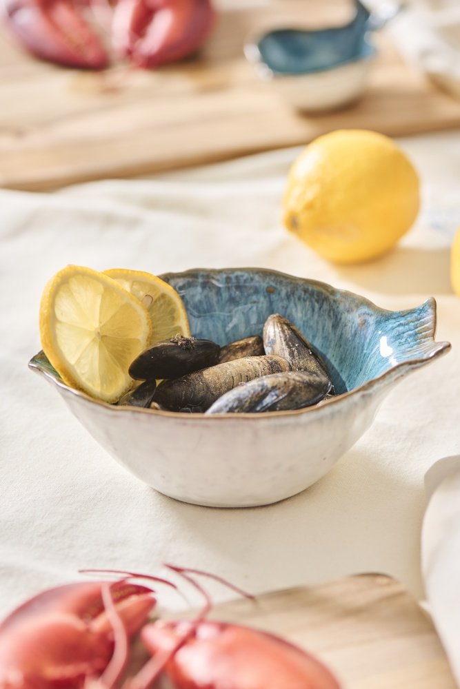 Ib Laursen Ocean Kom 15,7 cm, Blauw