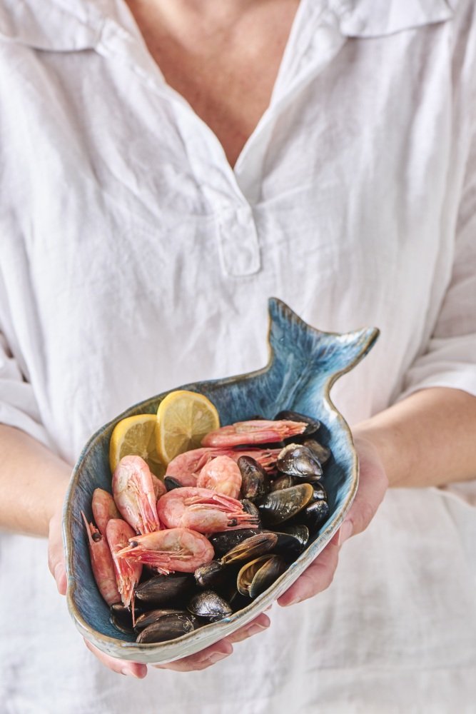 Ib Laursen Ocean Kom 32 cm, Blauw