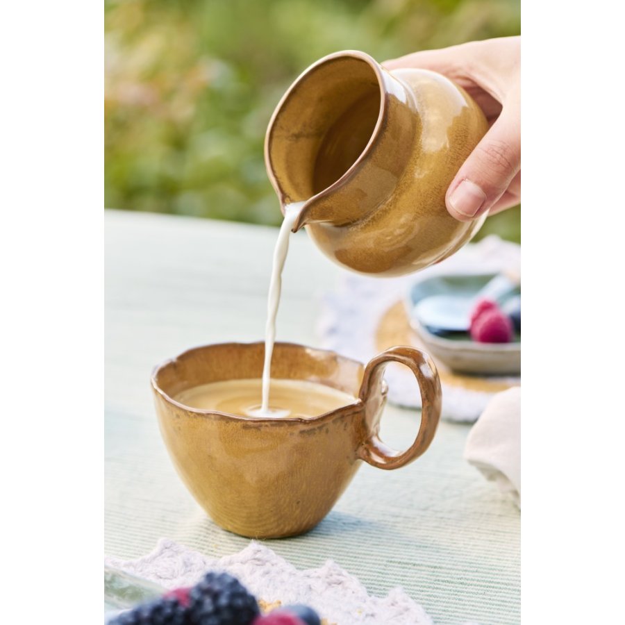 Ib Laursen Ocean Becher mit Henkel 18 cl, Golden
