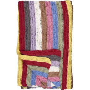 Ib Laursen Gehkelte Steppdecke 130x170 cm, Multi