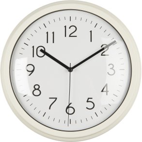 Ib Laursen Wanduhr mit Kant 26 cm, Butter Cream