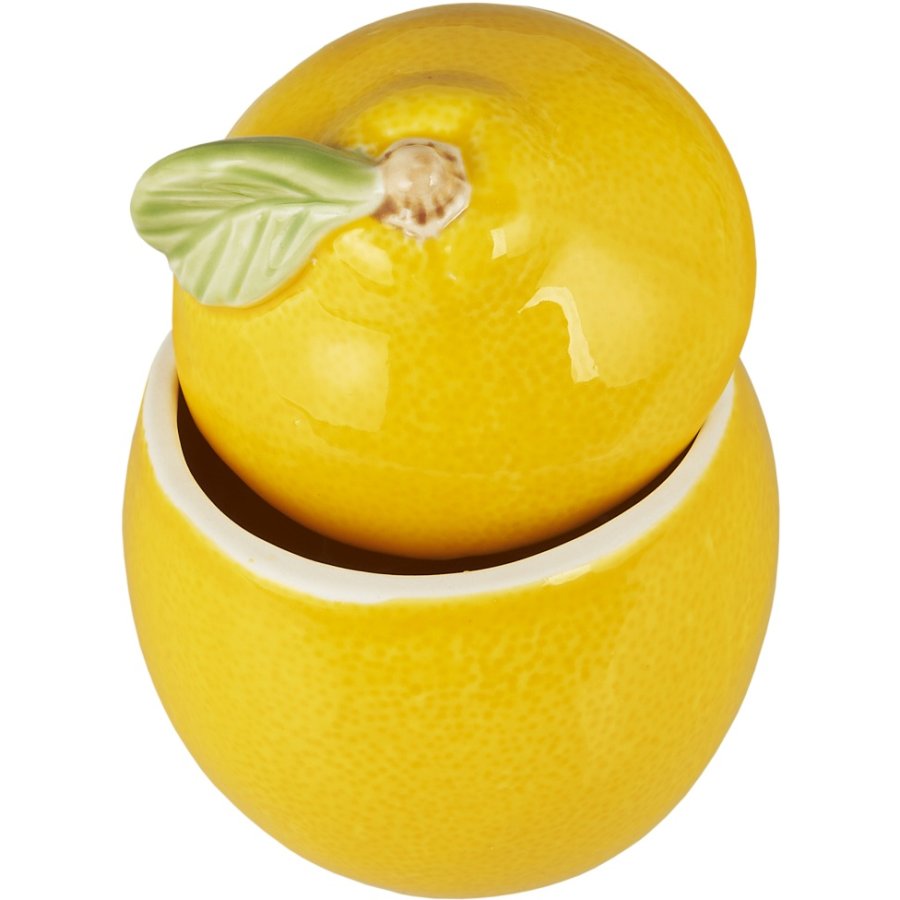Ib Laursen Krukke m. Lg H11 cm, Lemon