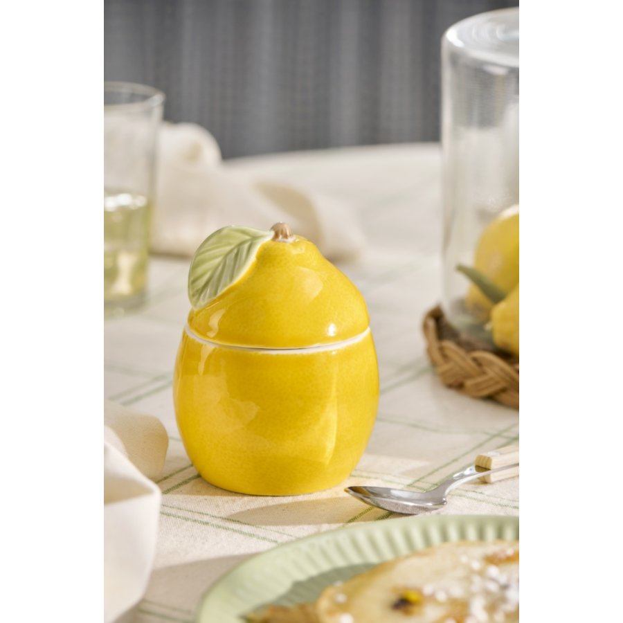 Ib Laursen Krukke m. Lg H11 cm, Lemon