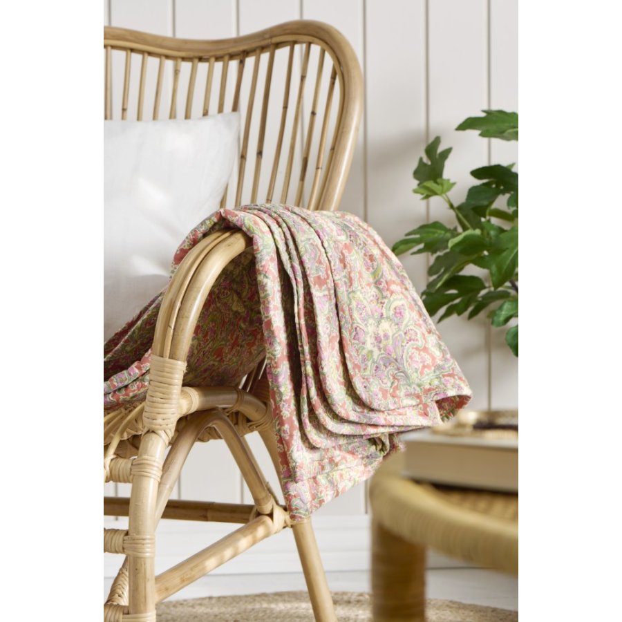 Ib Laursen Vattppe 130x180 cm, Orange/Paisley