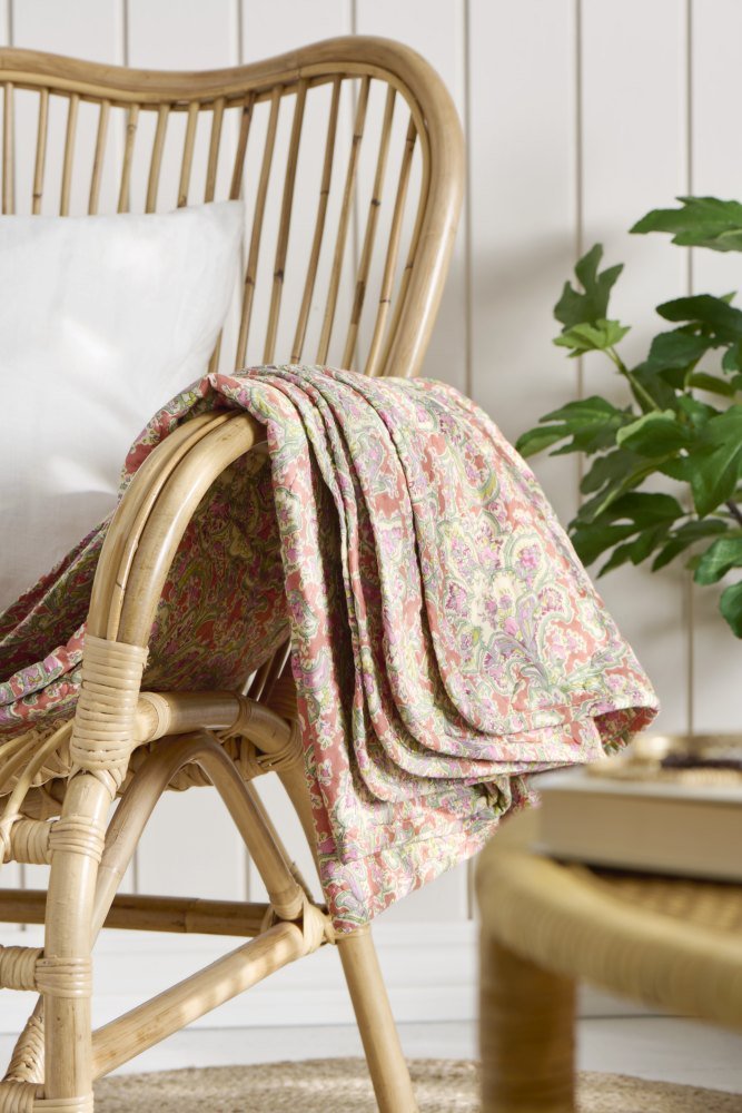 Ib Laursen Vattppe 130x180 cm, Orange/Paisley