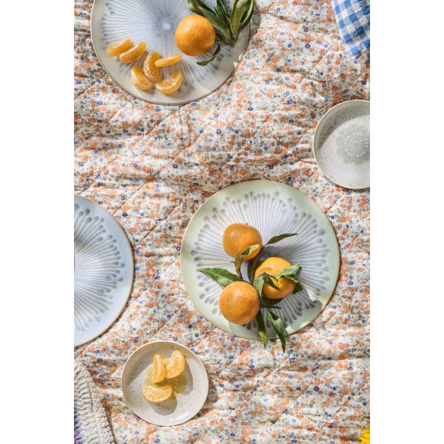 Ib Laursen Vattppe 130x180 cm, Orange/Bl