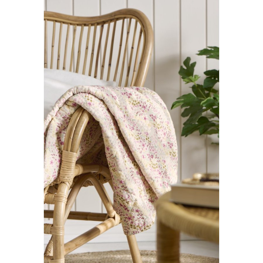 Ib Laursen Vattppe 130x180 cm, Lyserd/Bl/Grn