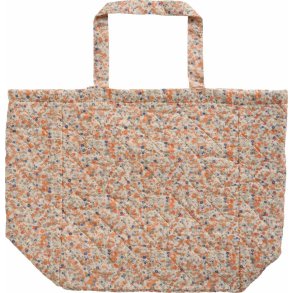 Ib Laursen Quiltet Taske, Orange/Bl