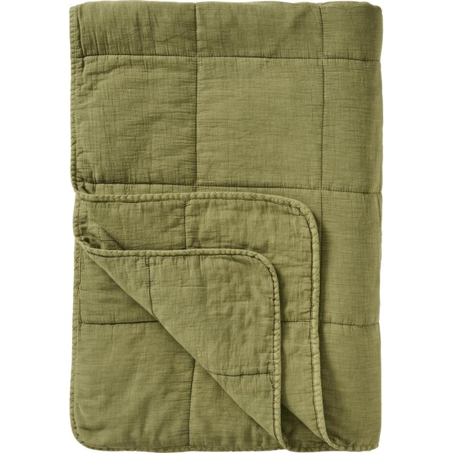 Ib Laursen Vintage Vattppe 130x180 cm, Herbal Green