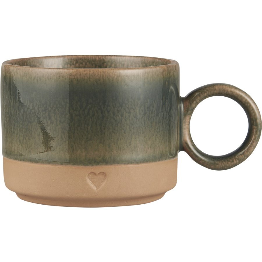 Ib Laursen Heart Krus 29 cl, Brun/Grn