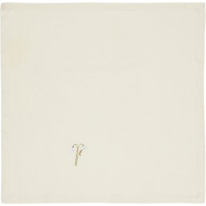 Ib Laursen Flora Stofserviet Vintergk 40x40 cm, Butter Cream