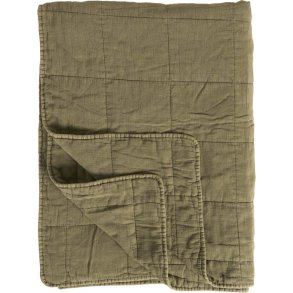 Ib Laursen Klassische Steppdecke 130x180 cm, Olive