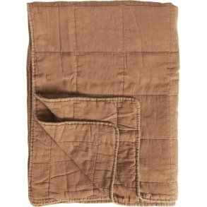 Ib Laursen Klassische Steppdecke 130x180 cm, Cognac